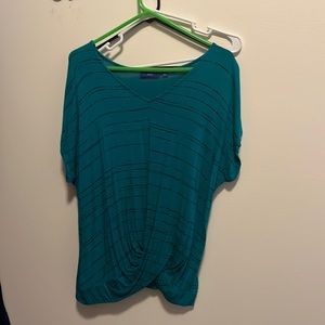 Blue/ green short sleeve shirt